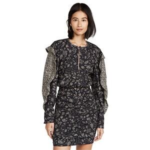 Isabel Etoile Marant Lexini Fantasia Floral Printed Cotton Mini Dress FR 40 US 8